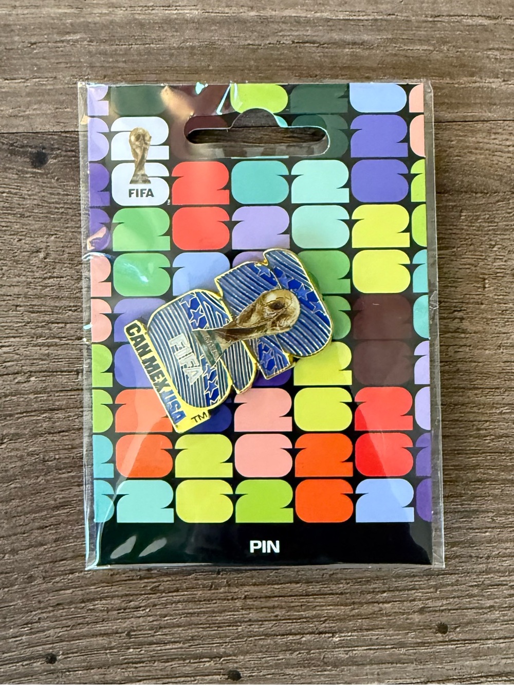 FIFA World Cup Soccer Pin - Official Branded Collectible